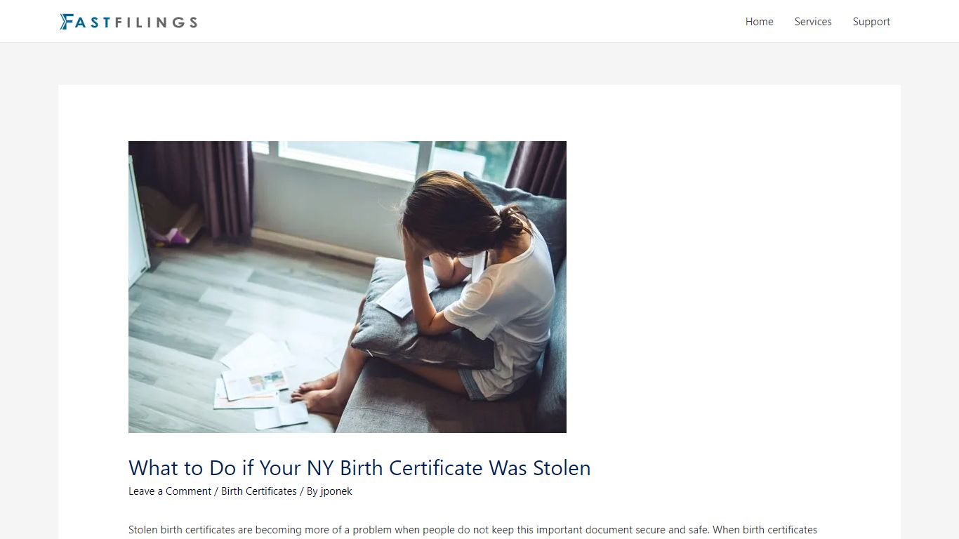 What to Do if Your NY Birth Certificate Was Stolen